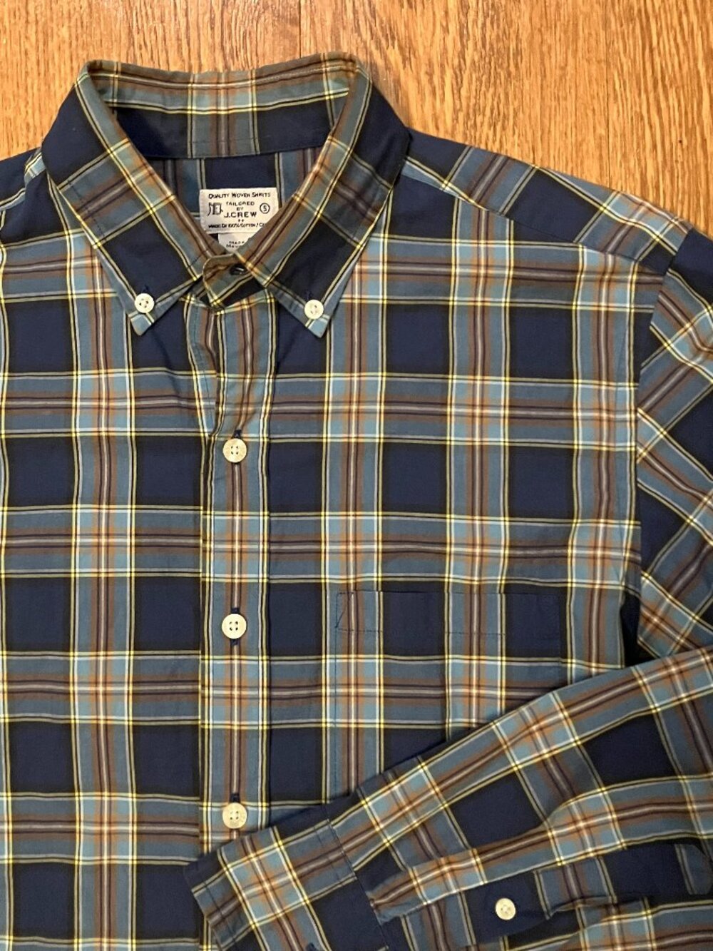 J Crew Heritage Plaid Button Down Shirt